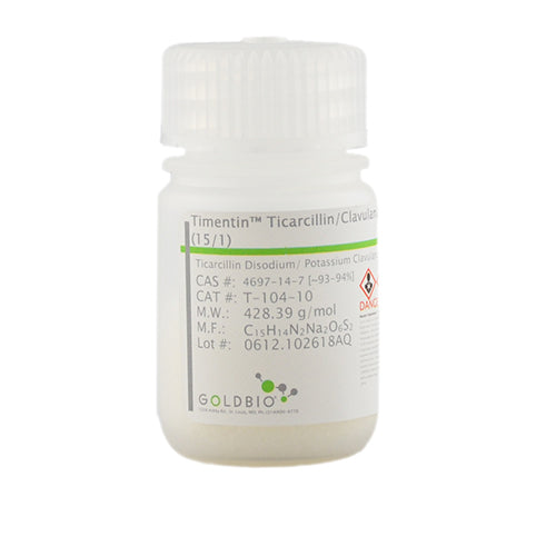 Timentin®  Ticarcillin/Clavulanate (15:1)