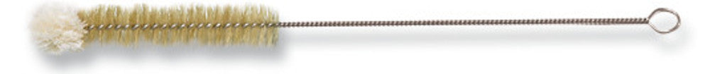 Pig bristle cleaning brush with wool head