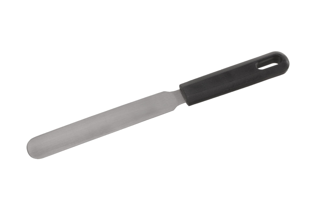 Spatula with plastic handle