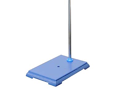 Retort stand complete with rod