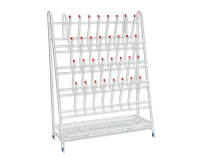 Draining rack, 32 places