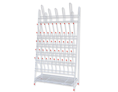 Draining rack with drip tray , 55 positions