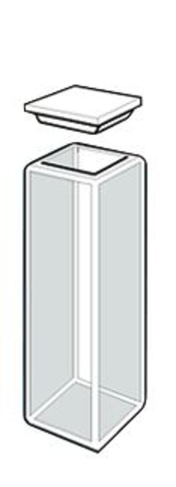 Spectrophotometer cuvette ROTILABO® Quartz glass with seamed lid