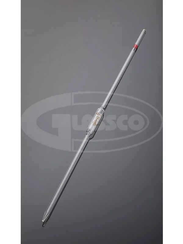 One mark, Class A volumetric pipettes